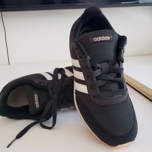 adidas Black and White Athletic Shoes